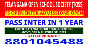 "Authorized Telangana Open School Society (TOSS) Study Center in Boduppal, Hyderabad."